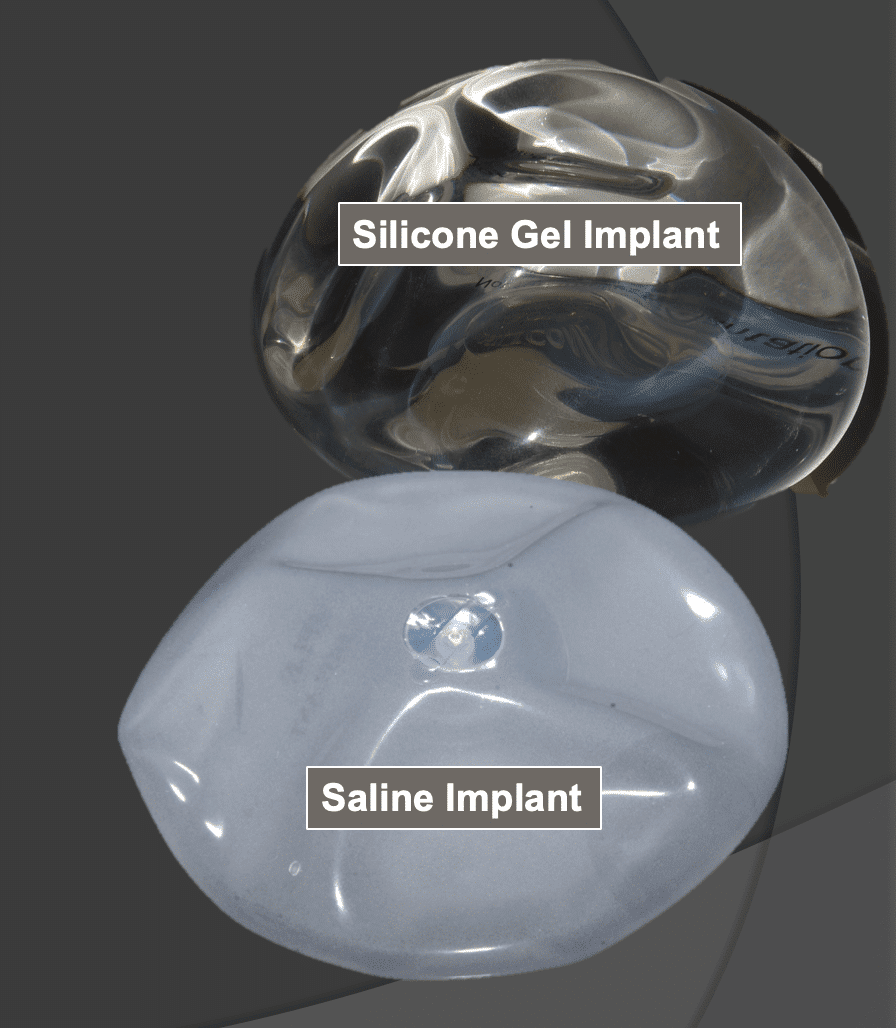 types of breast implant used for boob job