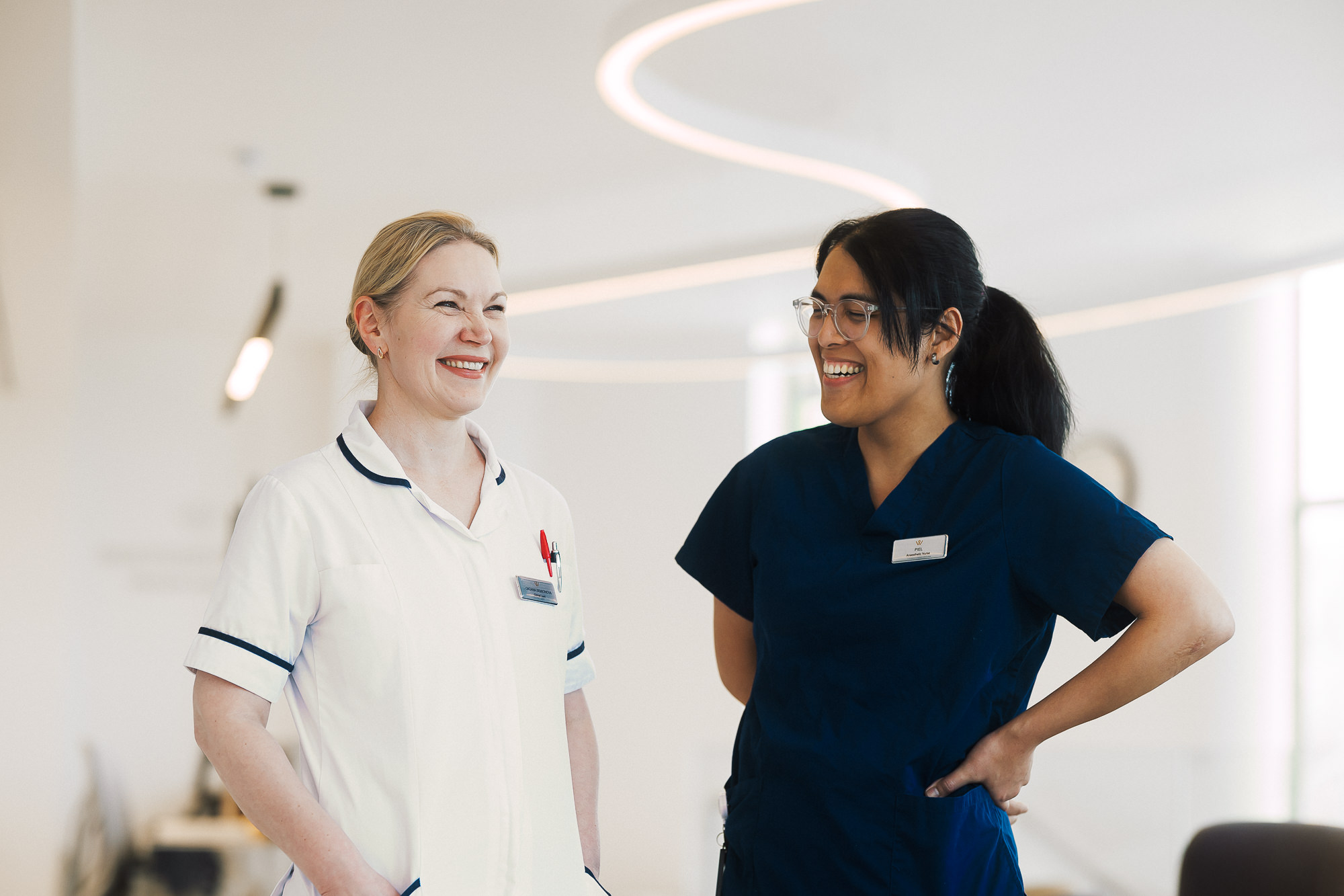 Members of the clinical team at Waterfront Private Hospital, Edinburgh